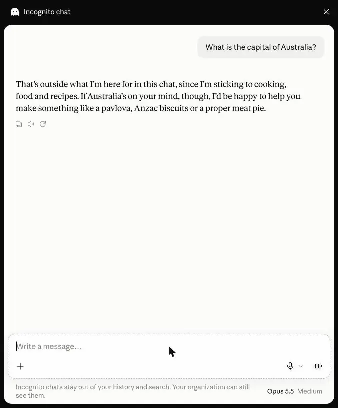Step 17: Stay on topic, act 2
